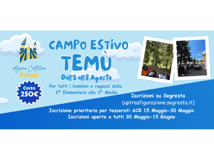 CAMPOSCUOLA ACR TEMÙ 2026